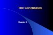 The Constitution Chapter 2. Pre-Test What is a constitution? In what ways is a constitution key to democracy?