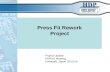 Press Fit Rework Project Project Update HDPUG Meeting Kawasaki, Japan 10/12/14.