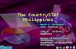 The CountrySTAT Philippines Maura S. Lizarondo Asst. Director Jing B. Jalisan Webmaster Bureau of Agricultural Statistics Department of Agriculture Philippines.