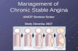 Management of Chronic Stable Angina AIMGP Seminar Series Mirek Otremba 2007.