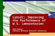 Labs21: Improving the Performance of U.S. Laboratories Dale Sartor Lawrence Berkeley National Laboratory.