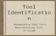 Tool Identification Woodworking Hand Tools Manufacturing Tech 8 th Grade.