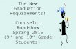 The New Graduation Requirements! Counselor Roadshow Spring 2015 (9 th and 10 th Grade Students)