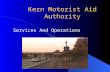 Kern Motorist Aid Authority Services And Operations.