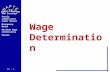 13 - 1 Labor, Wages, and Earnings Purely Competitive Labor Market Monopsony Model Minimum Wage Controversy Unions Wage Determination.