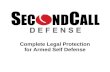 Complete Legal Protection for Armed Self Defense.