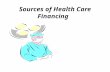 Sources of Health Care Financing. The Elements of Health System Management Resource Inputs (trained staff,drugs, knowledge, facilities,etc.) Organization.