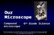 Our Microscope 6 th Grade Science Certain materials are included under the fair use exemption of the U.S. Copyright Law and have been prepared according.
