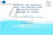 National and Regional Small and Medium-Sized Enterprise Policy Linkage in Serbia Alessandra Proto OECD LEED Trento Centre for Local Development Belgrade,