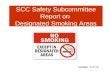 SCC Safety Subcommittee Report on Designated Smoking Areas Update 4-2-14.