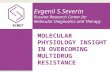 MOLECULAR PHYSIOLOGY INSIGHT IN OVERCOMING MULTIDRUG RESISTANCE Evgenii S.Severin Russian Research Center for Molecular Diagnostics and Therapy RCMDT.