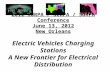 2012 IURPA / SCRPA / SURPA Conference June 13, 2012 New Orleans Electric Vehicles Charging Stations A New Frontier for Electrical Distribution.
