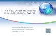 ® The New Direct Marketing in a Multi- Channel World Insurance Direct Marketing Forum Wayne Rosenberger – Harte-Hanks September 15, 2008.