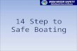 14 Step to Safe Boating. 14 Steps to Safe Boating    This resource is reproduced on the Seomra Ranga website.