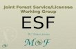 Joint Forest Service/Licensee Working Group ESF B C Forest Service M F.