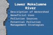 Lower Mokelumne River l Description of Watershed l Beneficial Uses l Pollution Sources l Potential Pollution Management Strategies.
