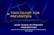 TOXICOLOGY FOR PREVENTION MAIN TASKS IN PRIMARY PREVENTION  30-31.qwarp.
