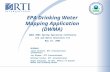 EPA Drinking Water Mapping Application (DWMA) Authors: James Sinnott, RTI International (presenter) Jay Rineer, RTI International William Cooter, RTI International.
