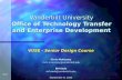 Vanderbilt University Office of Technology Transfer and Enterprise Development VUSE - Senior Design Course Chris McKinney chris.mckinney@vanderbilt.edu.