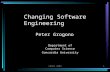 CUSEC 20021 Changing Software Engineering Peter Grogono Department of Computer Science Concordia University.