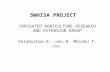 SWHISA PROJECT IRRIGATED AGRICULTURE RESEARCH AND EXTENSION GROUP Selamyihun K. (IME) & Melaku T. (IXE)