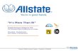 Property of Allstate Insurance Company – Proprietary & Confidential Allstate Business Intelligence COE SAP BusinessObjects deployment at Allstate Steve.
