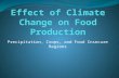 Precipitation, Crops, and Food Insecure Regions. Precipitation Change.