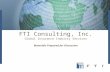FTI Consulting, Inc. Global Insurance Industry Services Materials Prepared for Discussion.