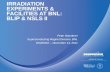 IRRADIATION EXPERIMENTS & FACILITIES AT BNL: BLIP & NSLS II Peter Wanderer Superconducting Magnet Division, BNL WAMSDO – November 14, 2011.
