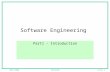 Slide 1 2007/2008SOFT3280 Software Engineering Part1 - Introduction.
