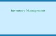 Inventory Management. Agenda Independent Demand Inventory –Dependent vs. independent demand –Basic Economic Order Quantity (EOQ) model. Also known as.