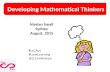 Developing Mathematical Thinkers Marian Small Sydney August, 2015 #LLCAus #LoveLearning @LLConference.