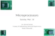 Microprocessors Sunday, Mar. 16 Dr. Asmaa Farouk Faculty of Engineering, Electrical Department, Assiut University.