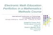 Electronic Math Education Portfolios in a Mathematics Methods Course International Conference on Technology in Collegiate Mathematics Annual Conference.