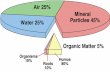 Soil Chapter 8. Soil Characteristics Most soils contain four basic components: Organic matter Mineral particles Water Air.