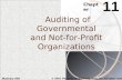 Chapter 11 Auditing of Governmental and Not-for-Profit Organizations McGraw-Hill © 2003 The McGraw-Hill Companies, Inc. All rights reserved.