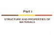 1 Part Ⅰ STRUCTURE AND PROPERTIES OF MATERIALS. 2 Chapter 2 Atomic Scale Structure ： Interatomic Bonding.