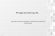 V 1.1 Programming III. Important events, properties, methods of UI elements XAML basics.