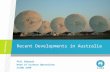 Recent Developments in Australia Phil Edwards Head of Science Operations CSIRO ATNF.