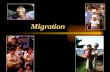 Migration. Migration Overview Migration Terms World Migration Distribution Factors Influencing Migration International Migration National Migration Migration.