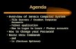 Agenda Overview of Seneca Computer System –File Servers / Student Computer Accounts –Telnet application –How to Logon to Learn / Phobos accounts How to.