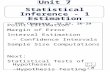 7-1 Estim Unit 7 Statistical Inference - 1 Estimation FPP Chapters 21,23, 26-29 Point Estimation Margin of Error Interval Estimation - Confidence Intervals.