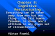 Chapter 8: Cognitive Restructuring Everything can be taken away from man but one thing - the last human freedom, to chose one’s attitude in any given.