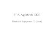 FFA Ag Mech CDE Electrical Equipment ID (state). 12/2 NM with ground.