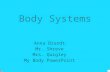 Body Systems Anna Brandt Mr. Shreve Mrs. Quigley My Body PowerPoint.