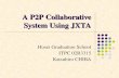1 A P2P Collaborative System Using JXTA Hosei Graduation School ITPC 02R3315 Katsuhiro CHIBA.