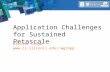 Application Challenges for Sustained Petascale William Gropp wgropp.