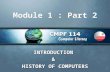 Module 1 : Part 2 INTRODUCTION & HISTORY OF COMPUTERS INTRODUCTION & HISTORY OF COMPUTERS