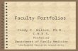 Faculty Portfolios Cindy C. Wilson, Ph.D., C.H.E.S. Professor Department of Family Medicine Uniformed Services University.