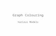 Graph Colouring Various Models. an obvious model SAT sets demo random graphs chromatic number maxCol phase transition.
